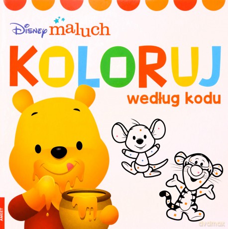 Disney Maluch. Koloruj według kodu [KSIĄŻKA]