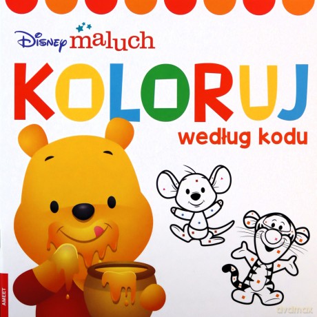 Disney Maluch. Koloruj według kodu [KSIĄŻKA]