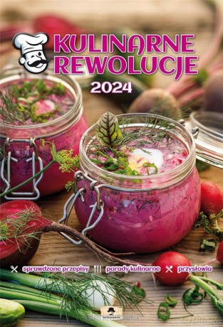 Kalendarz 2024 A3 ścienny Kulinarne Rewolucje [KALENDARZ]