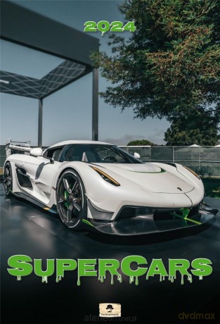 Kalendarz 2024 A3 ścienny Super Cars [KALENDARZ]