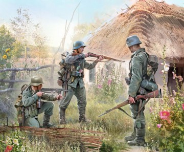 ZVEZDA German Infantry Eastern Front 6105 [MODELARSTWO]