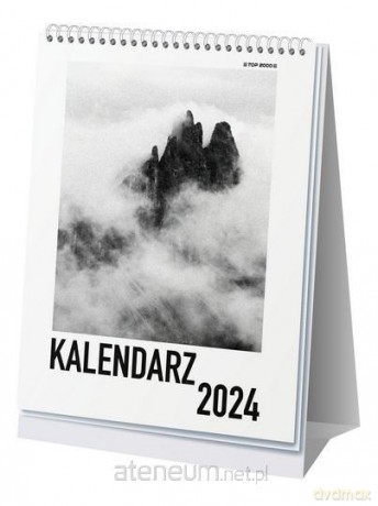 Kalendarz 2024 biurkowy pionowy WTV TOP200 [KALENDARZ]