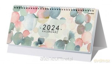 Kalendarz 2024 biurkowy poziomy WTV TOP200 [KALENDARZ]