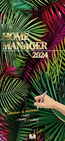 Kalendarz 2024 paskowy szeroki Home menager [KALENDARZ]