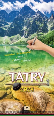 Kalendarz 2024 paskowy szeroki Tatry [KALENDARZ]