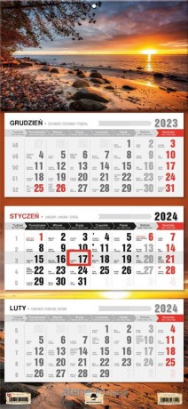 Kalendarz 2024 trójdzielny Orłowo [KALENDARZ]