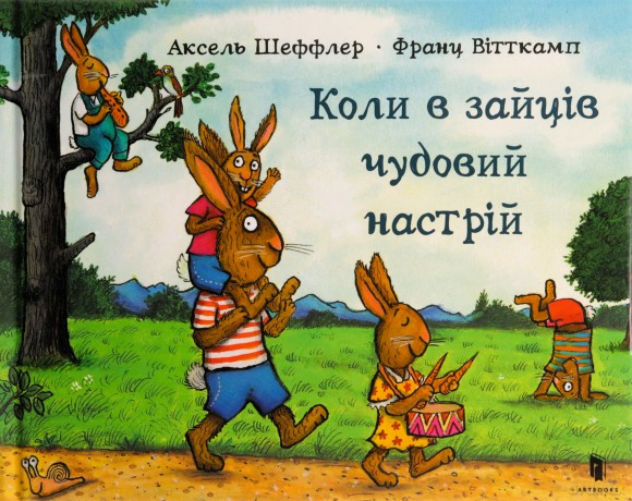 Kiedy zające są w świetnym nastroju w.ukraińska - Axel Scheffler [KSIĄŻKA]