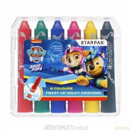 Kredki w sztyfcie wykręcane 6 kolorów