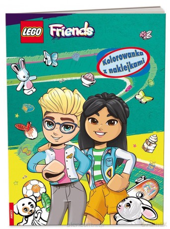 LEGO Friends. Kolorowanka z naklejkami [KSIĄŻKA]