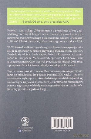 Wspomnienie o przeszłości Ziemi (Tom 1) Problem trzech ciał - Cixin Liu, Andrzej Jankowski [KSIĄŻKA]