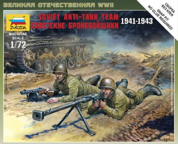 ZVEZDA Soviet AntiTank Team 19411943 6135 [MODELARSTWO]