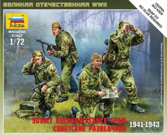 ZVEZDA Soviet Reconnaissance Team 6137 [MODELARSTWO]