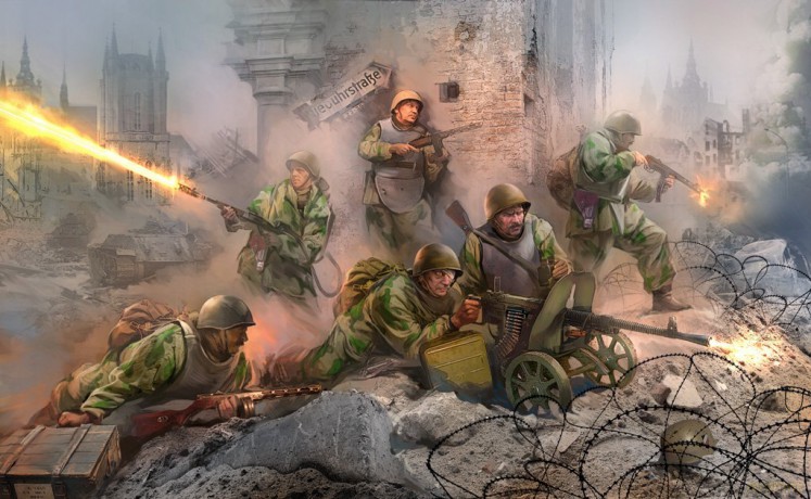 ZVEZDA WWII Soviet Assault Group 3509 [MODELARSTWO]