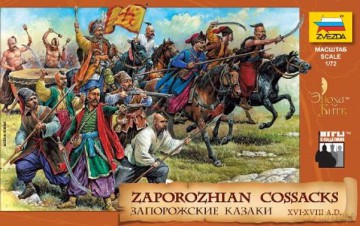 ZVEZDA Zaporozhian Cossacks XVIXVIII C 8064 [MODELARSTWO]