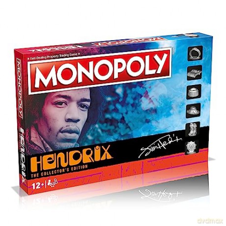 Jimi Hendrix: Jimi Hendrix Monopoly (English Language) [GRA PLANSZOWA]