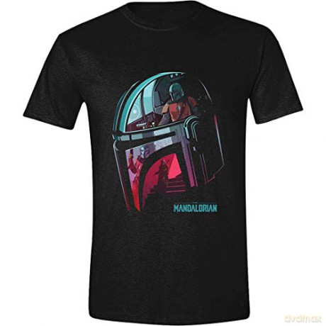 Star Wars - The Mandalorian: Mandalore Helmet Reflection Xx-Large Black T-Shirt