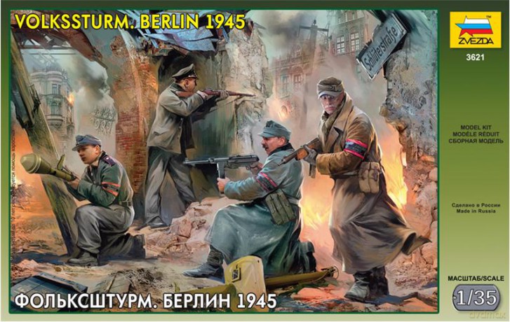 ZVEZDA Volkssturm Berlin 1945 3621 [MODELARSTWO]