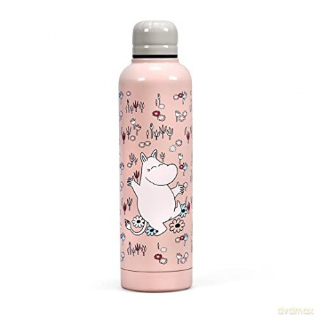 Moomin: Moomin (Pink) Water Bottle (Metal)