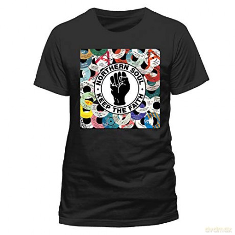 Northern Soul: Northern Soul Labels Black Large T-Shirt