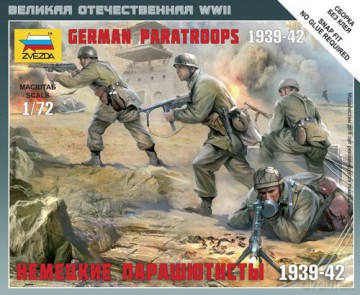 ZVEZDA German Paratroops 193942 6136 [MODELARSTWO]