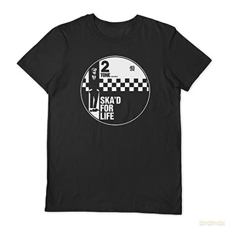 2 Tone: Ska For Life Black Large T-Shirt