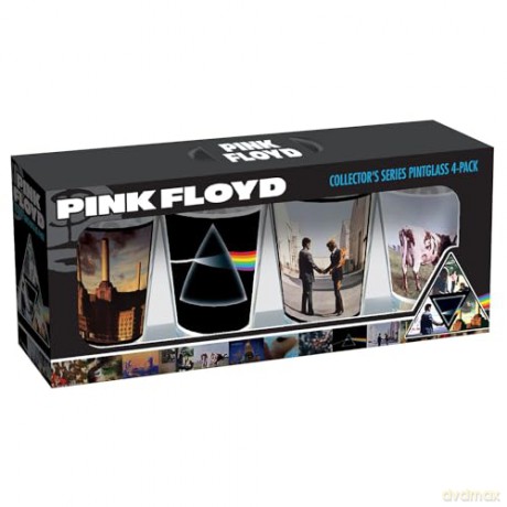 Pink Floyd: Pink Floyd Album Covers 16 Oz 4 Pack Pint Glasses