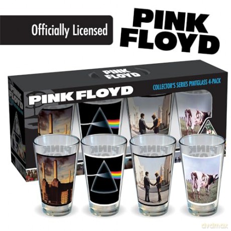 Pink Floyd: Pink Floyd Album Covers 16 Oz 4 Pack Pint Glasses