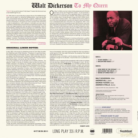 Walt Dickerson: To My Queen (Limited Edition) (+2 Bonus Tracks) [Winyl]