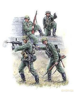 ZVEZDA German Panzergrenadiers 3582 [MODELARSTWO]