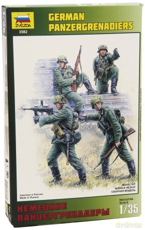 ZVEZDA German Panzergrenadiers 3582 [MODELARSTWO]