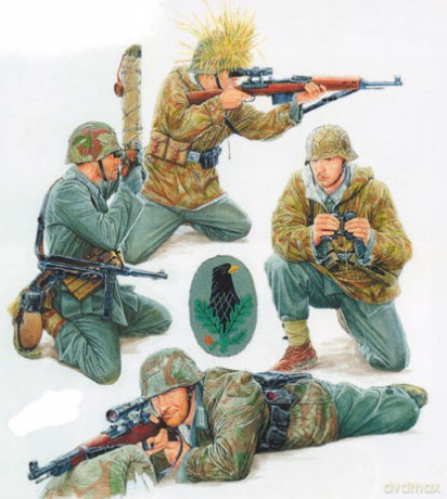 ZVEZDA German Sniper 3595 [MODELARSTWO]