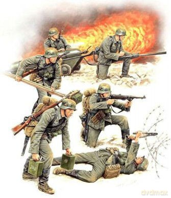 ZVEZDA German Sturmpioniere WWII 3613 [MODELARSTWO]
