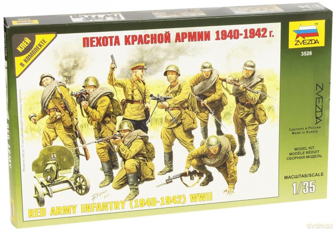 ZVEZDA Red army Infantry 3526 [MODELARSTWO]
