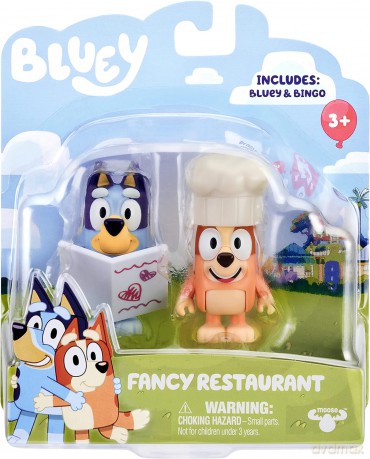 Bluey Figurka Ekskluzywna restauracja 2szt [FIGURKA]
