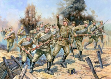 ZVEZDA WWI Russian Infantry 8082 [MODELARSTWO]