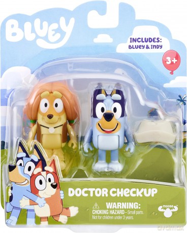 Bluey Figurka Wizyta u lekarza 2szt [FIGURKA]