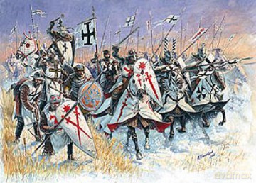 ZVEZDA Livonian Knights XIIIXIV A.D. 8016 [MODELARSTWO]
