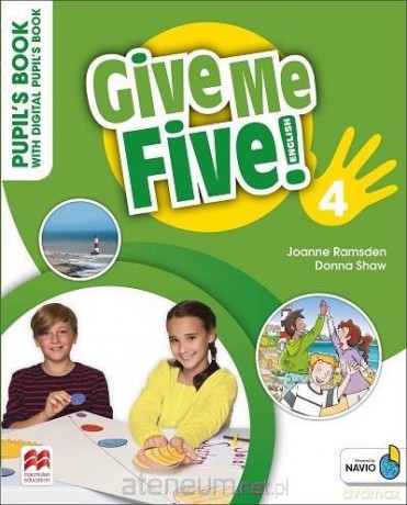 Give Me Five! 4 Pupil's Book+ kod online - Donna Shaw, Joanne Ramsden [KSIĄŻKA]