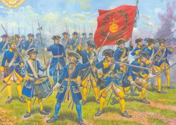 ZVEZDA Swedish Infantry 16871721 8048 [MODELARSTWO]