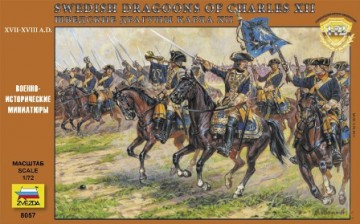 ZVEZDA Swedish Dragoons of Charles XII 8057 [MODELARSTWO]