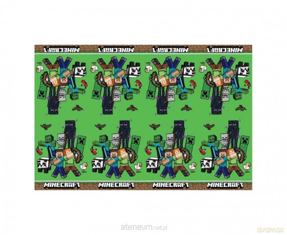 Obrus plastikowy Minecraft 120x180cm