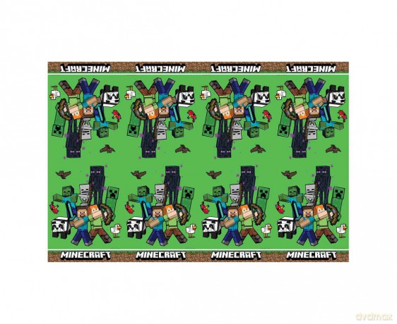 Obrus plastikowy Minecraft 120x180cm
