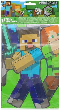 Obrus plastikowy Minecraft 120x180cm