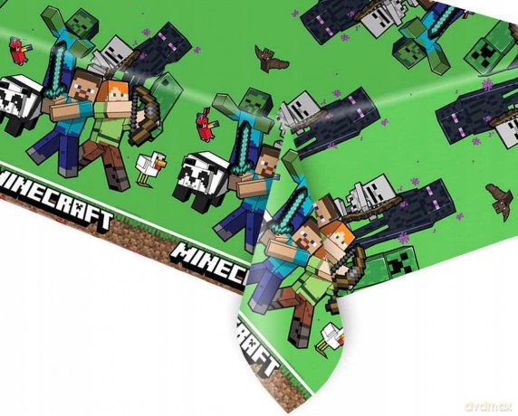 Obrus plastikowy Minecraft 120x180cm