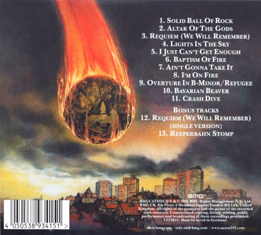 Saxon: Solid Ball Of Rock [CD]