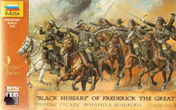 ZVEZDA Black Hussars of Frederick II 8079 [MODELARSTWO]