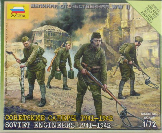 ZVEZDA Soviet Engineers 19411942 6108 [MODELARSTWO]