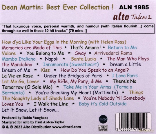 Dean Martin: Dean Martin - Dean Martin Best Ever Collection [CD]