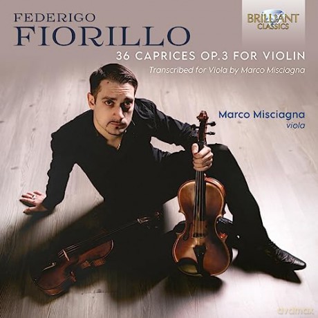 Marco Misciagna: Fiorillo: 36 Caprices Op.3 for Violin, transcribed for viola by Marco Masciagni [CD]