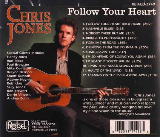 Chris Jones: Follow Your Heart [CD]